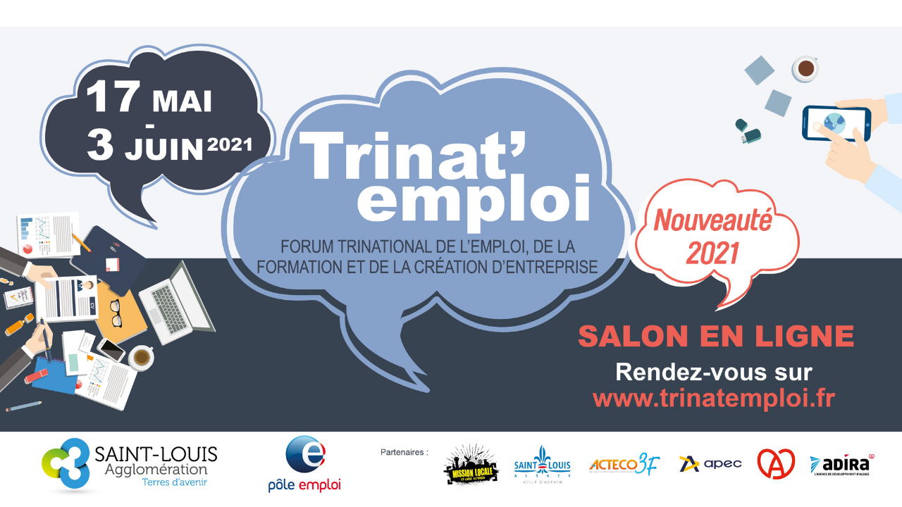 trinat-emploi salon emploi formation création d’entreprise Saint-Louis Sud Alsace trinat-emploi salon emploi formation création d'entreprise Saint-Louis Sud Alsace